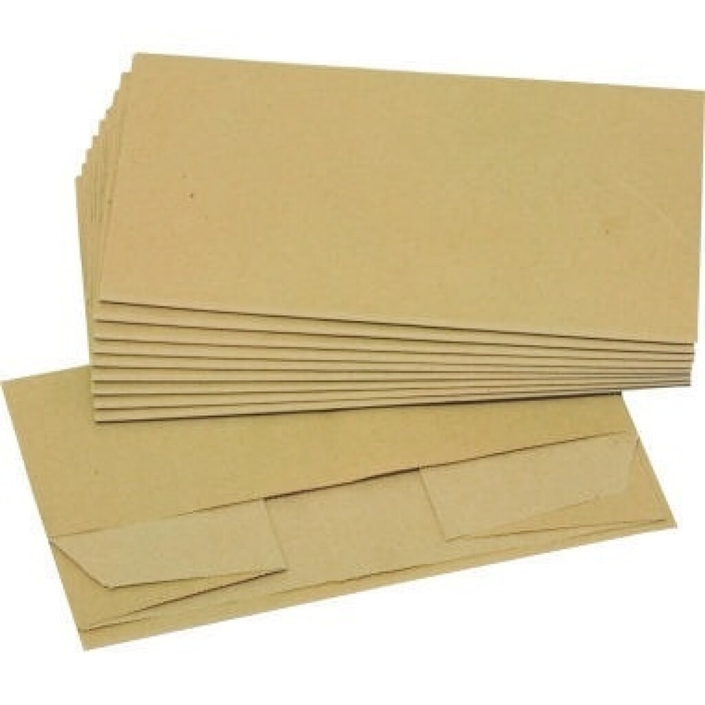 Produktabbildung: Müllsack Bio 20+16x36cm Papier braun 10 St./Pack.