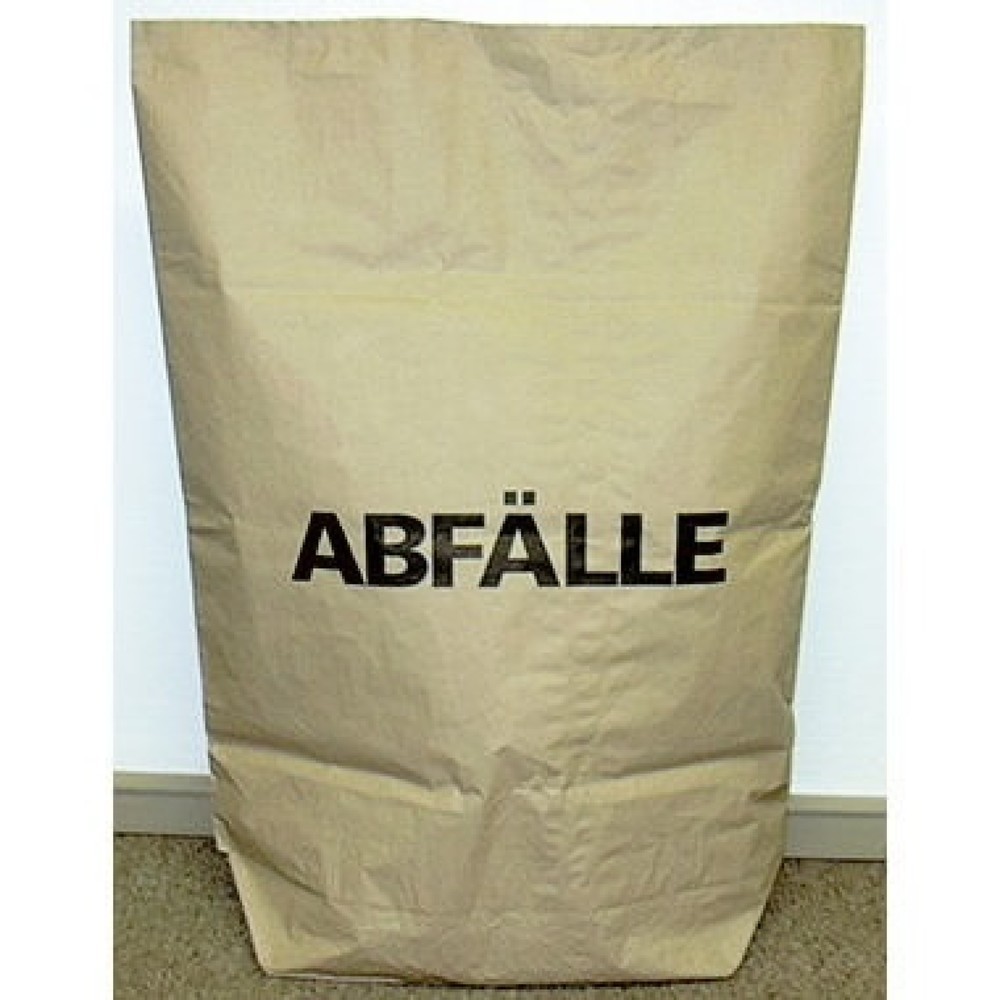 Produktabbildung: Müllsack 120l 70g 2lagig Papier natronbraun 25 St./Pack.