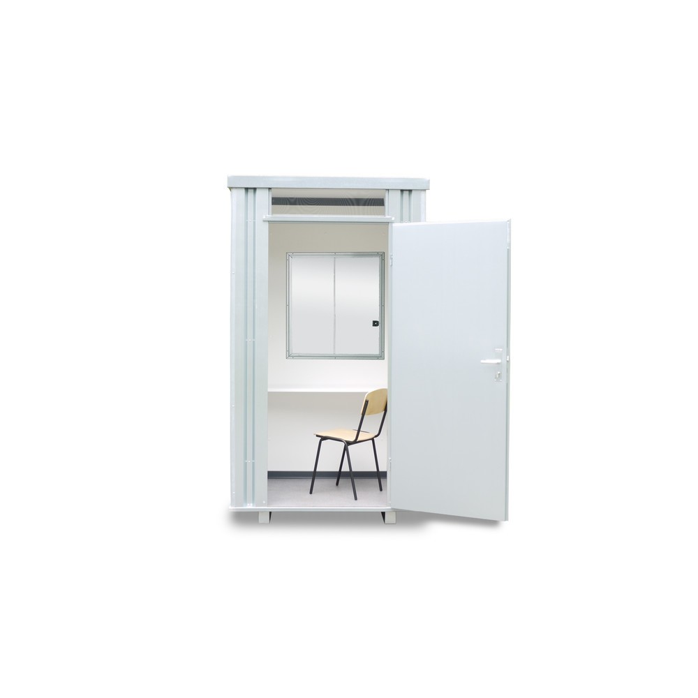 Product afbeelding: Multifunctionele box FLADAFI® MZB 2706, verzinkt, gemonteerd, met indeling, enkele draaideur, centraal in de brede zijde