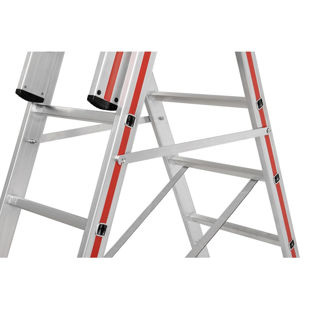 Productafbeelding nr. 5: Multifunctionele trapladder HYMER, 3-delig, totale lengte 4,07 m