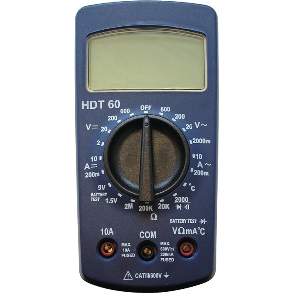 N° de l'image du produit 1 : Multimètre HDT 60 2-600 V AC/DC HDT