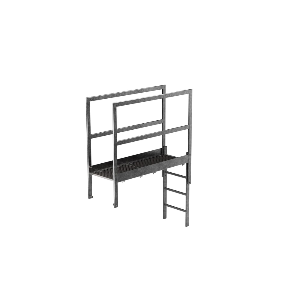 Munk Attika-Überstieg Stahl verzinkt Sonderlänge 1480 mm lichte Länge Produktabbildung: Munk Attika-Überstieg Stahl verzinkt Sonderlänge 1480 mm lichte Länge