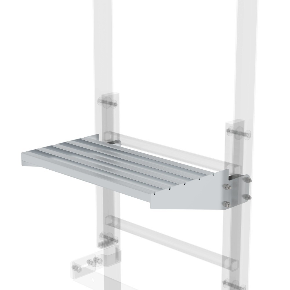 Produktabbildung: Munk Ausstiegstritt Alu-blank Spaltmaß 300mm