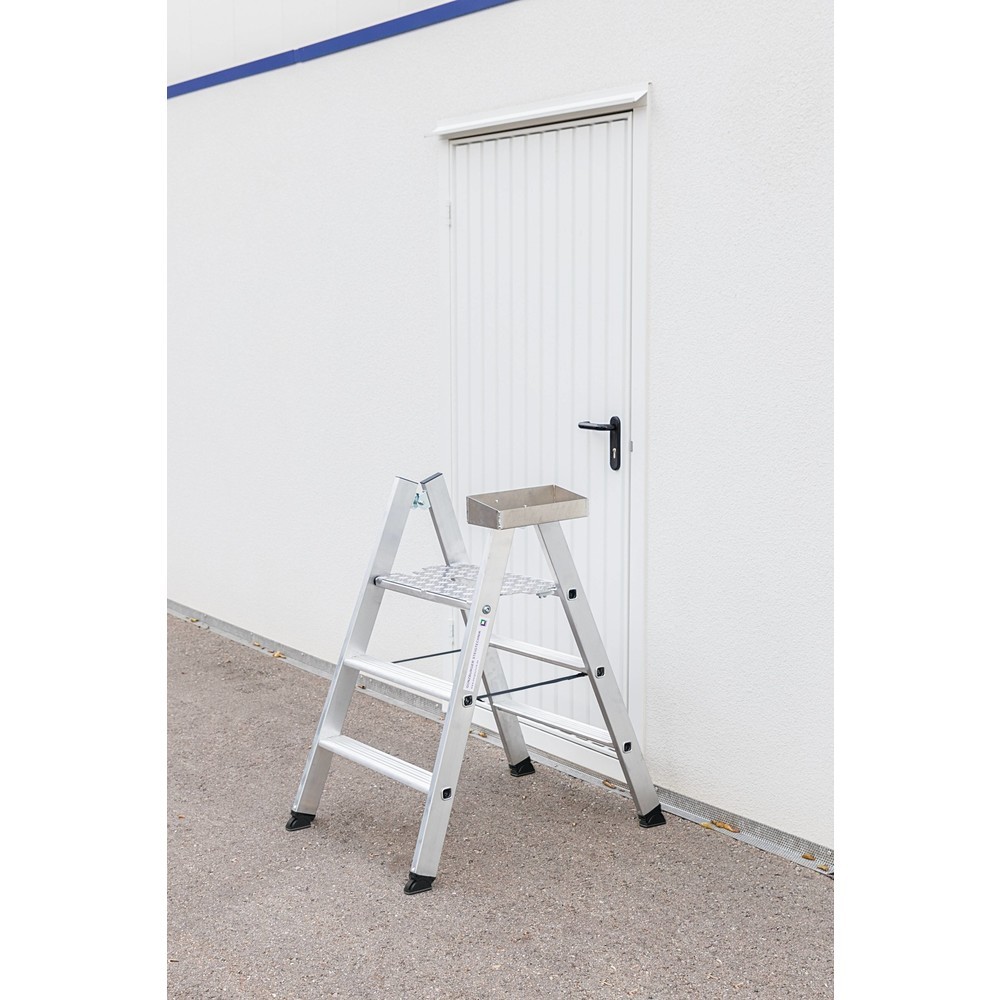 N° de l'image du produit 2 : Munk Bac de rangement pour marchepied pliable accessible des deux côtés
