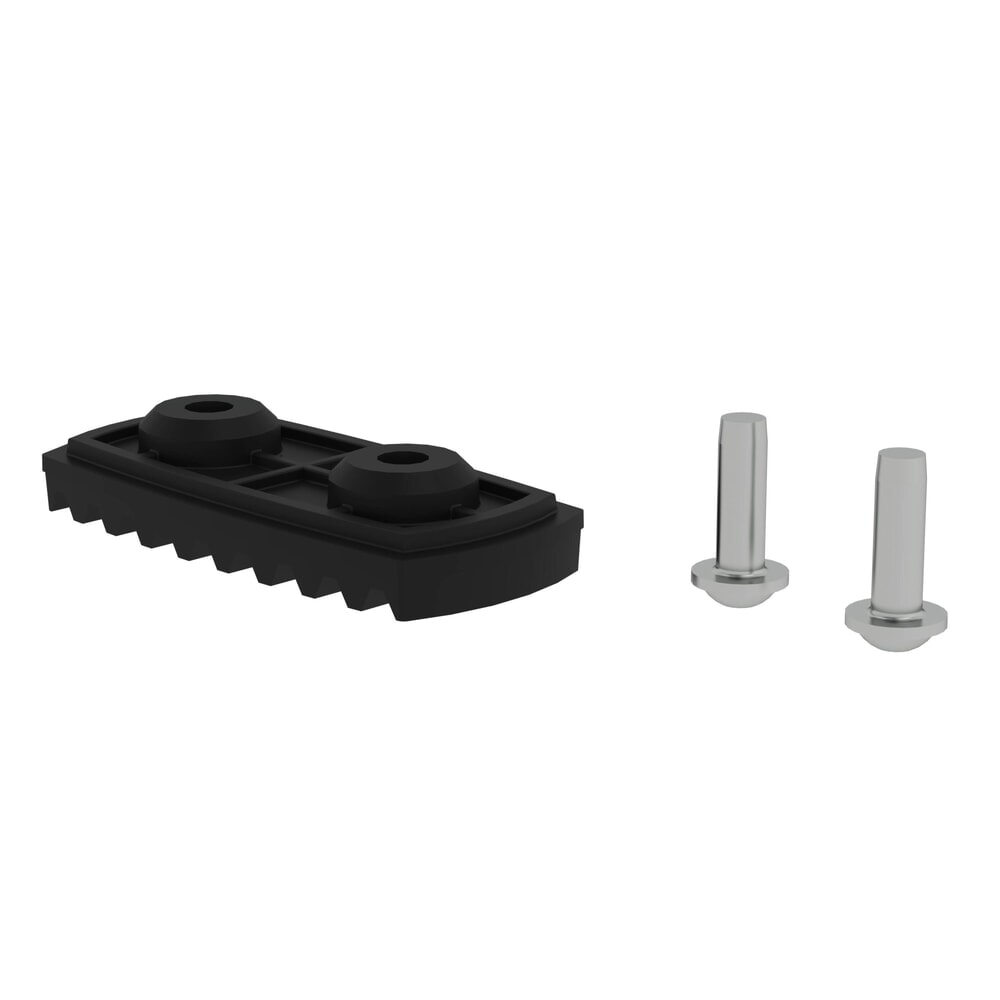 N° de l'image du produit 2 : Munk Base de montant nivello® électroconductrice pour hauteur de montant 58 / 73 mm