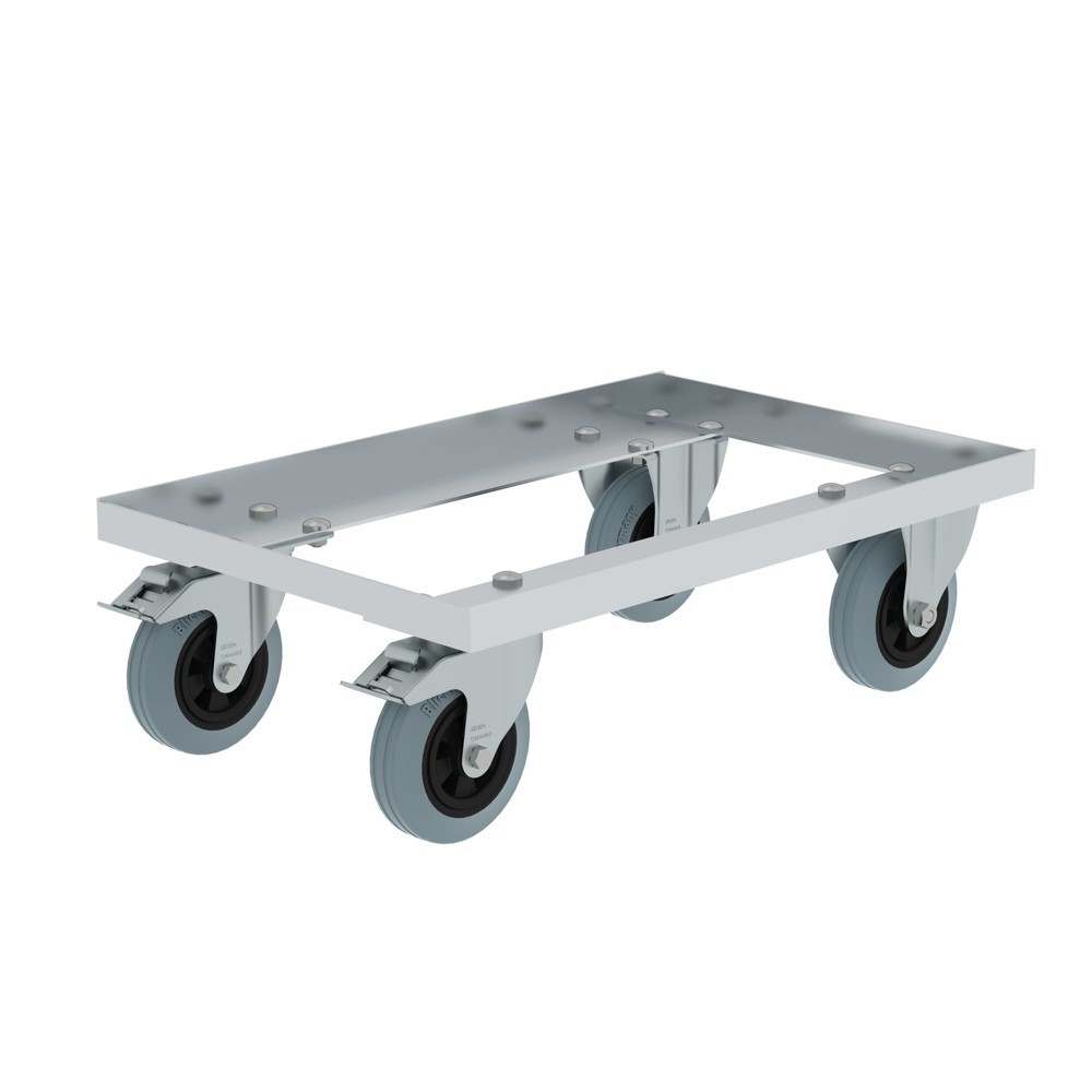 Illustration du produit: Dimensions du cadre roulant Munk : 600x400 mm pour caisses de transport 11136 / 11137