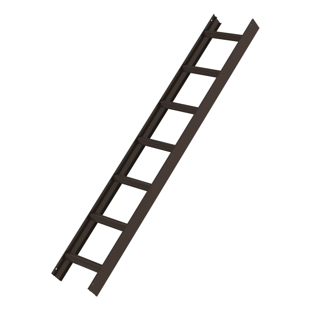 Munk Dachleiter Braun 7 Sprossen Produktabbildung: Munk Dachleiter Braun 7 Sprossen
