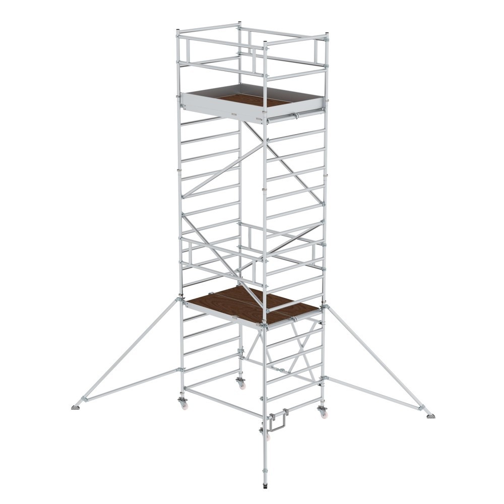Illustration du produit: Munk Échafaudage pliant 1,35 x 1,80 m avec stabilisateur Hauteur de plate-forme 4,80 m