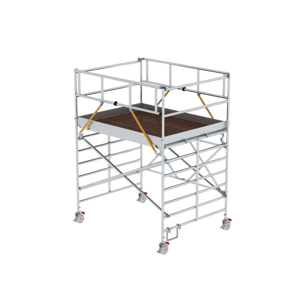 Illustration du produit: Munk Échafaudage pliant SG avec triple plate-forme Hauteur de plate-forme 2,51 m