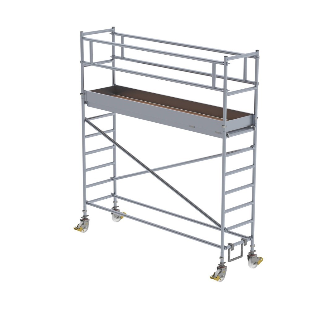 Illustration du produit: Munk Échafaudage roulant 0,75 x 3,0 m Hauteur de plate-forme 2,35 m