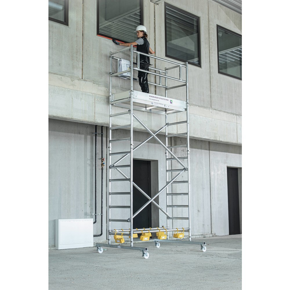 N° de l'image du produit 2 : Munk Échafaudage roulant ML standard 0,75 x 1,80 m Hauteur de plate-forme 3,20 m