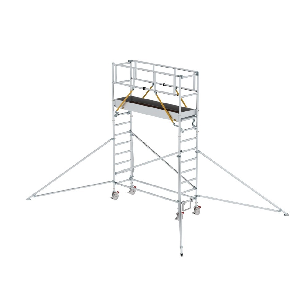 Illustration du produit: Munk Échafaudage roulant SG 0,75 x 2,45 m avec stabilisateur Hauteur de plate-forme 3,07 m