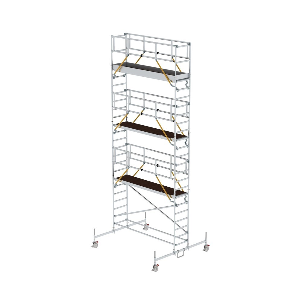 Illustration du produit: Munk Échafaudage roulant SG 0,75 x 3,0 m avec traverse mobile Hauteur de plate-forme 6,62 m