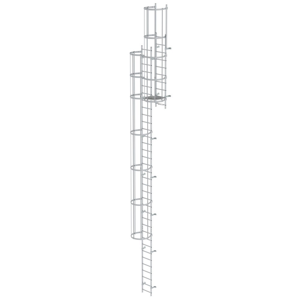 Illustration du produit: Munk Échelle à crinoline à plusieurs sections (construction), aluminium anodisé 11,84 m