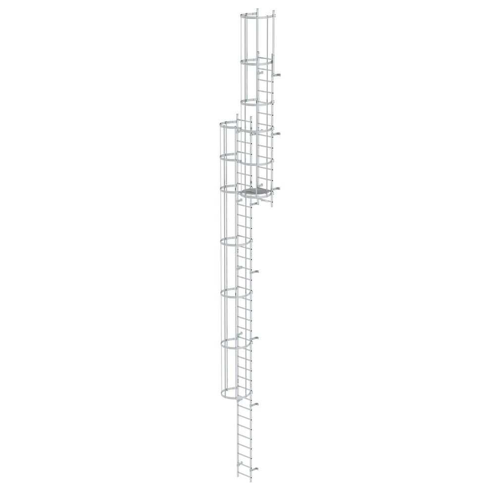 Illustration du produit: Munk Échelle à crinoline à plusieurs sections (construction), aluminium brut 12,96 m