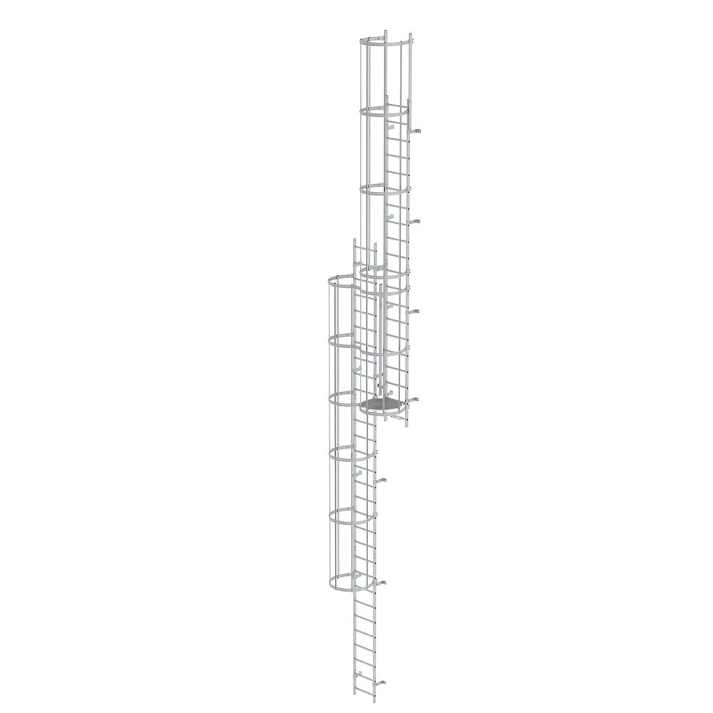 Illustration du produit: Munk Échelle à crinoline à plusieurs sections (machines), aluminium anodisé 12,12 m