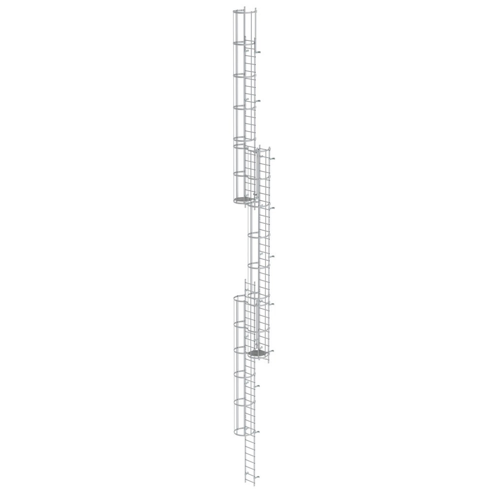 Illustration du produit: Munk Échelle à crinoline à plusieurs sections (machines), aluminium anodisé 18,84 m