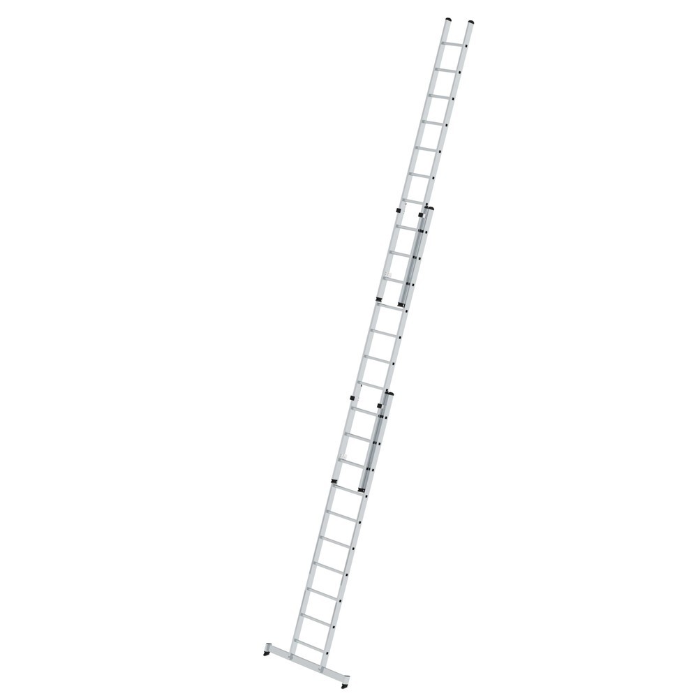 N° de l'image du produit 1 : Munk Échelle coulissante à barreaux 3 parties avec traverse nivello®, 3x10 barreaux