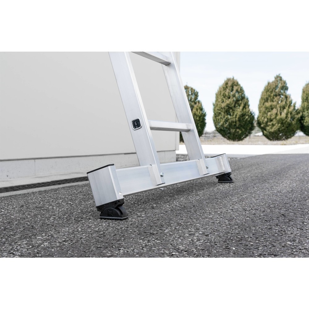 N° de l'image du produit 2 : Munk Partie inférieure pour échelle de laveur de carreaux à marches avec traverse nivello® et clip-step R13, 2 marches