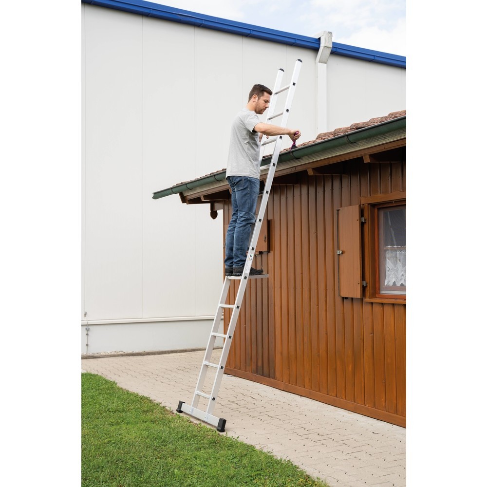 N° de l'image du produit 2 : Munk Échelle d'appui à barreaux de 350 mm de large avec traverse standard, 12 barreaux