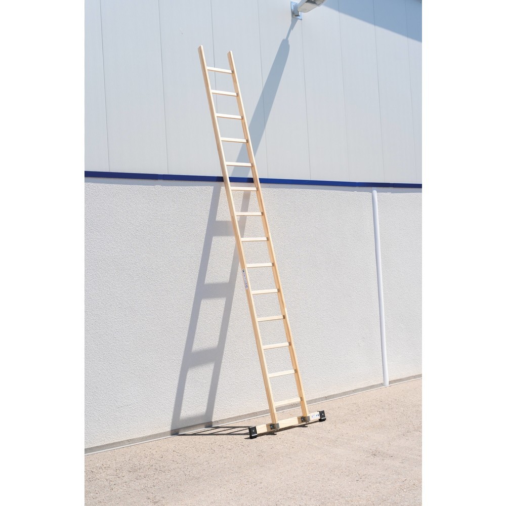 N° de l'image du produit 2 : Munk Échelle d'appui à barreaux en bois avec traverse ,12 barreaux