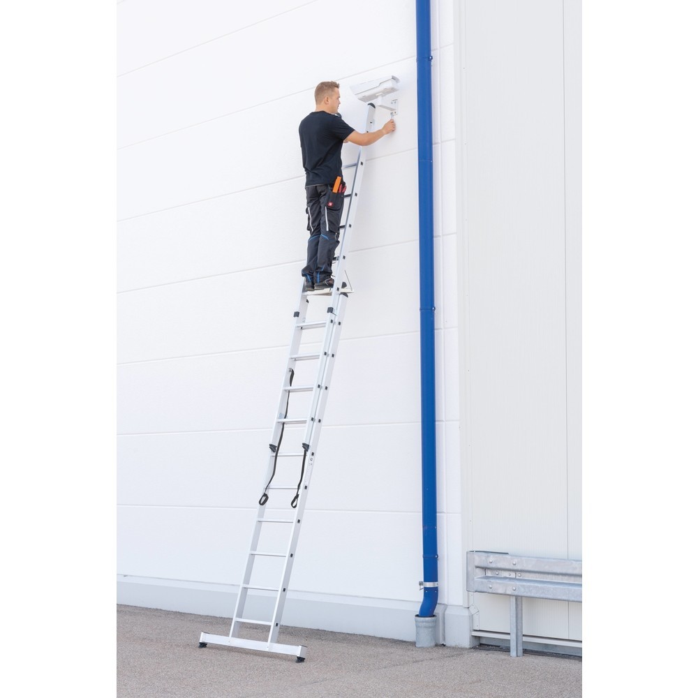 N° de l'image du produit 2 : Munk Échelle polyvalente à barreaux en 2 parties avec traverse nivello®, 2x8 barreaux