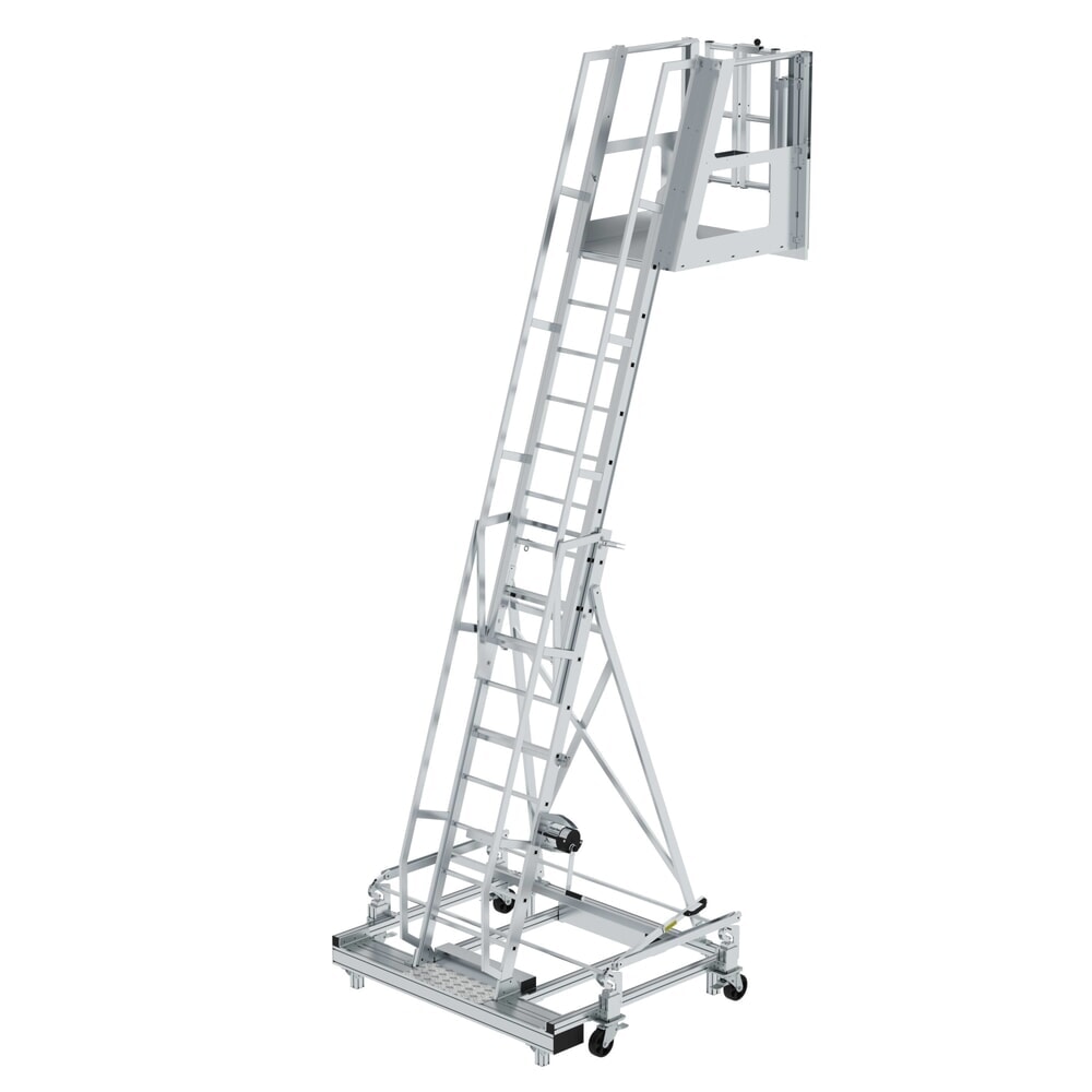 Illustration du produit: Munk Échelle pour camion-citerne type 8 avec châssis à levier central abaissable