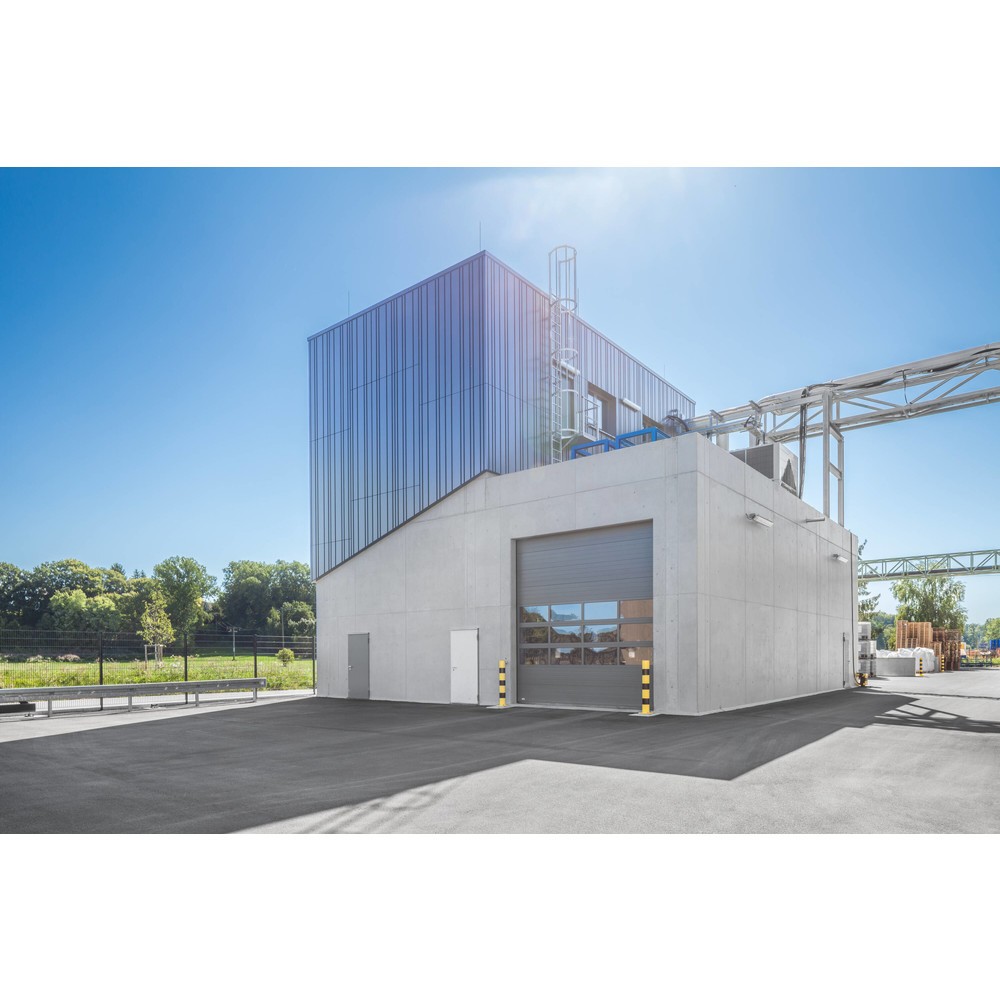 Produktabbildung Nr. 2: Munk Einzügige Steigleiter mit Rückenschutz Aluminium eloxiert 5,96m