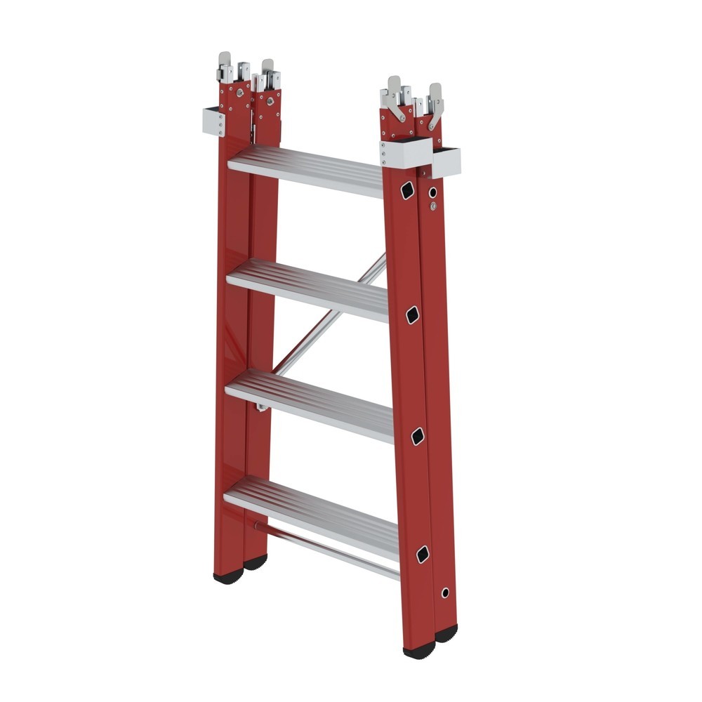 Illustration du produit: Munk Élément enfichable pour échelle à plate-forme emboîtable plus 4 marches