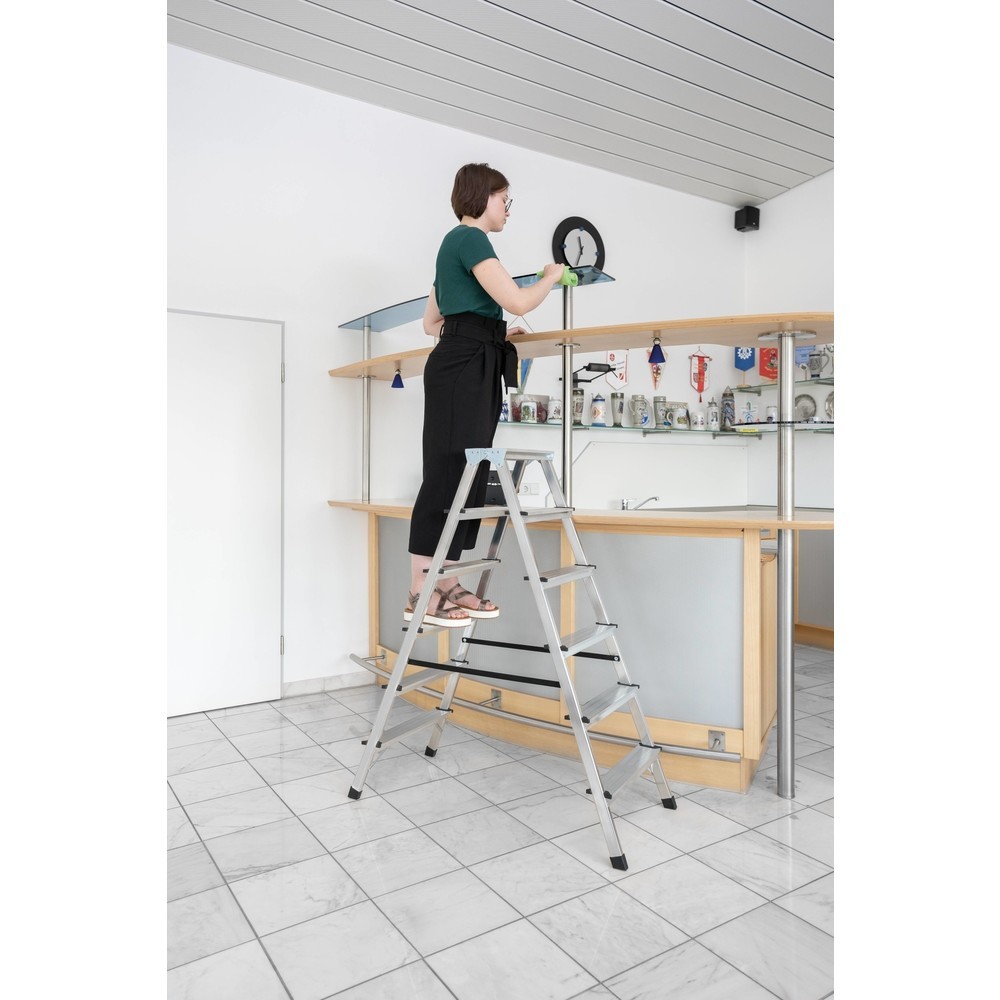 N° de l'image du produit 2 : Munk Escabeau domestique accessible des deux côtés, 2x3 marches