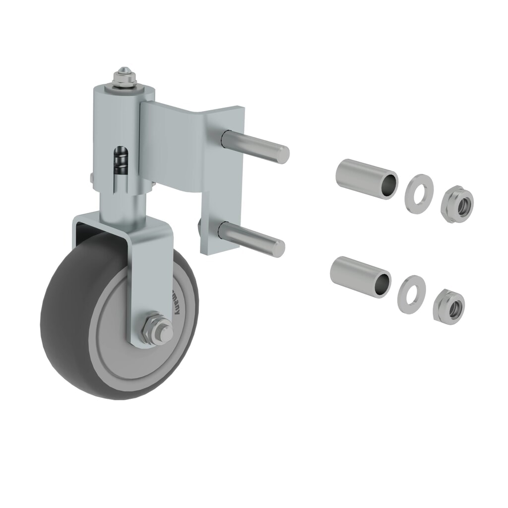 Munk Federrolle für Stufenleiter links Ø 80 mm Produktabbildung: Munk Federrolle für Stufenleiter links Ø 80 mm