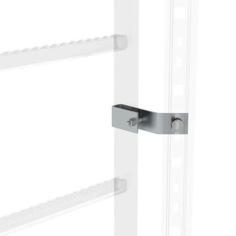 N° de l'image du produit 2 : Munk Fixation de rail pour montant d'échelle, acier galvanisé