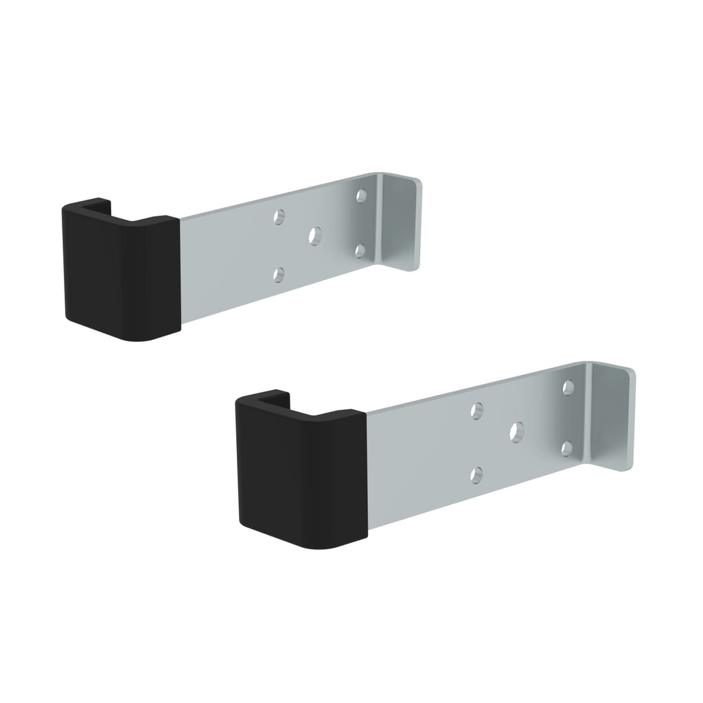 Produktabbildung: Munk Führungsbeschlag oben für Schiebe-, Seilzug und Mehrzweck-Leitern 73x25 mm