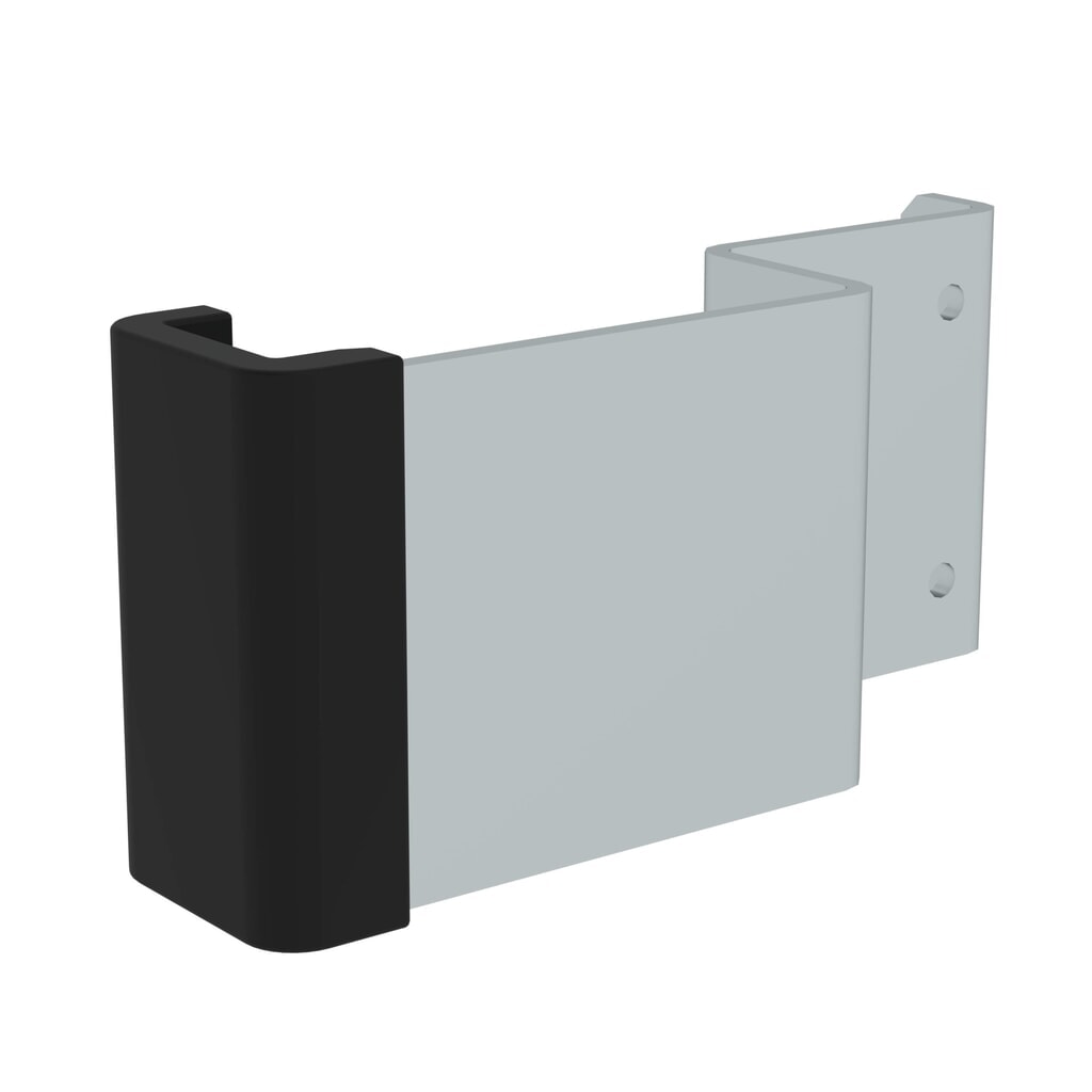 Munk Führungsbeschlag unten für 2-teilige Seilzugleitern 98x25 mm Produktabbildung Nr. 2: Munk Führungsbeschlag unten für 2-teilige Seilzugleitern 98x25 mm