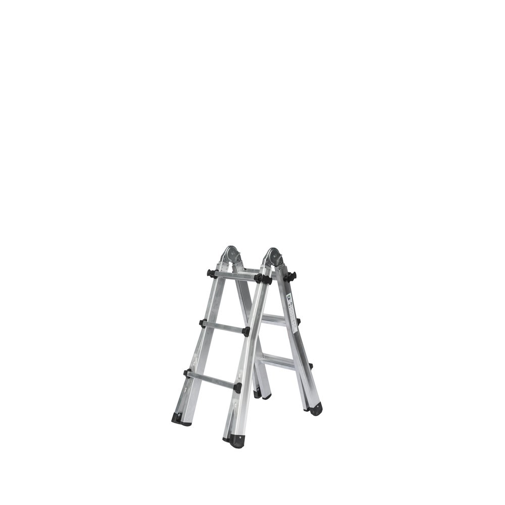 Product afbeelding: Munk Günzburger telescopische ladder, 4-delig, zonder dwarsbalk, 4 x 3 treden