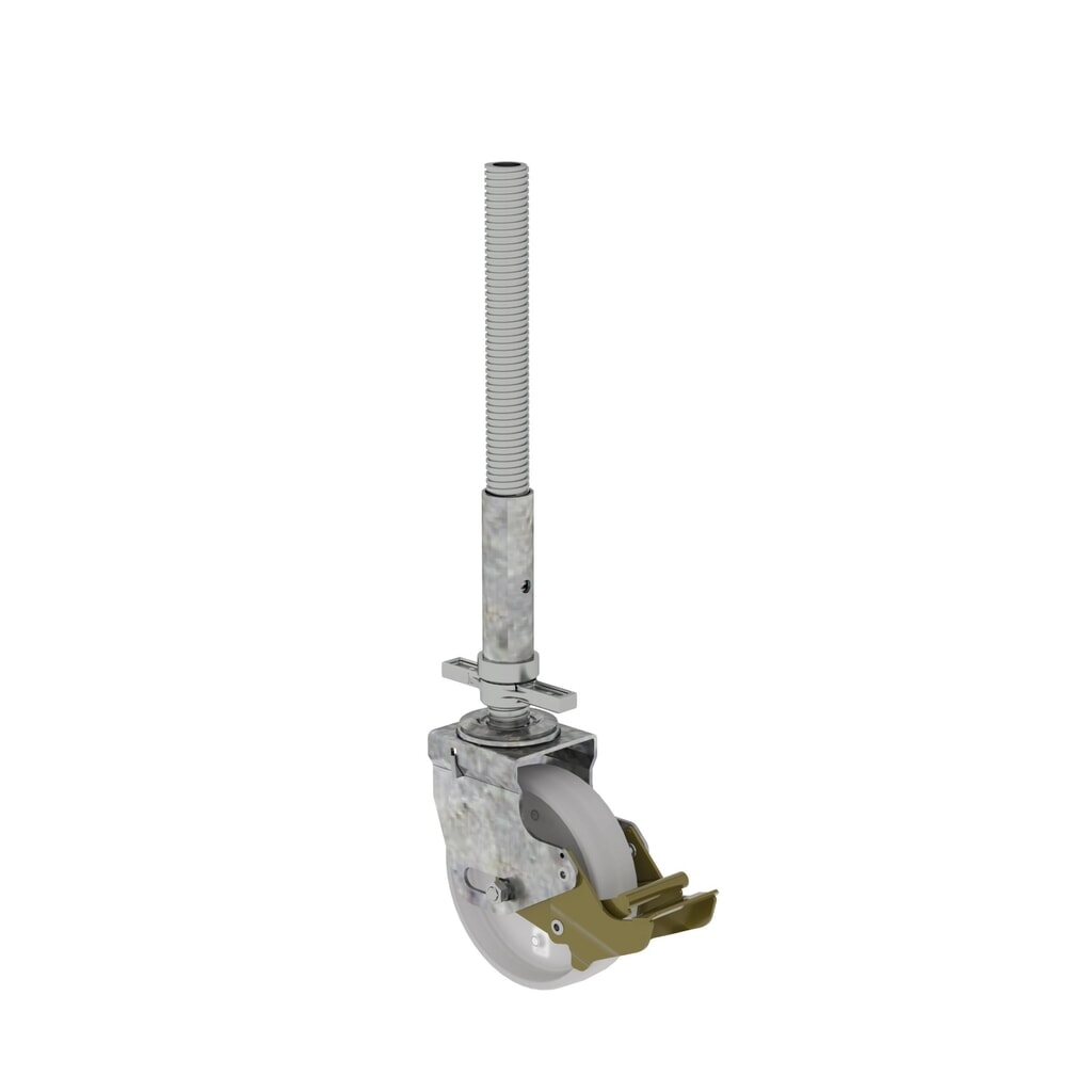Munk Lenkrolle mit Spindel höhenverstellbar ø 200 mm Produktabbildung: Munk Lenkrolle mit Spindel höhenverstellbar ø 200 mm