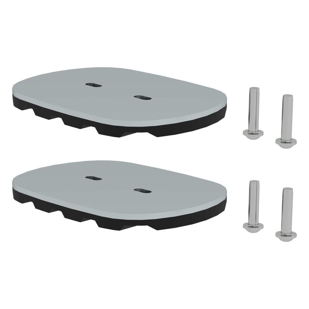 Munk nivello®-Fußplatte für Gitterroste 126x89 mm Produktabbildung: Munk nivello®-Fußplatte für Gitterroste 126x89 mm