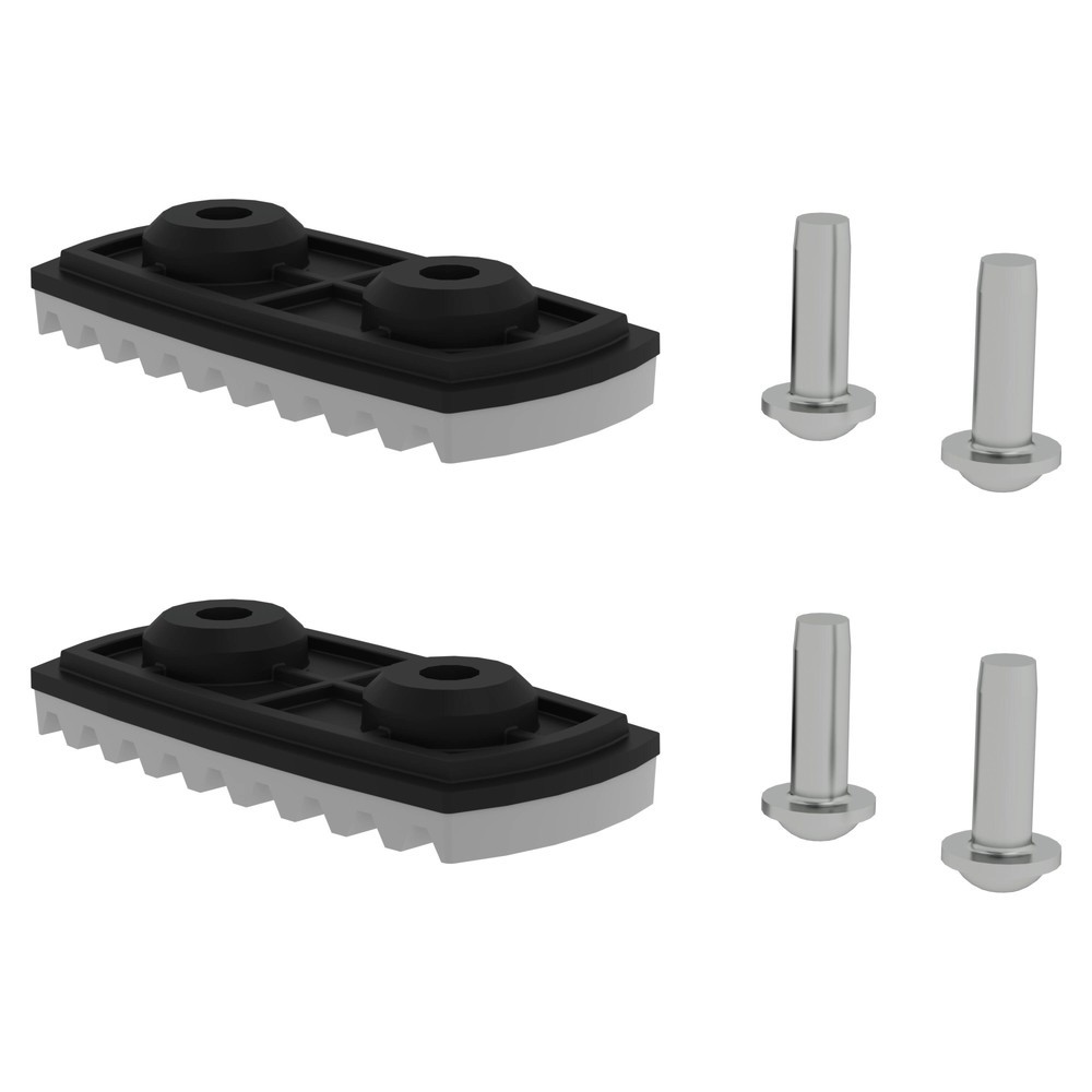 Produktabbildung Nr. 1: Munk nivello®-Fußplatte für glatte Untergründe für Holmhöhe 58/73 mm