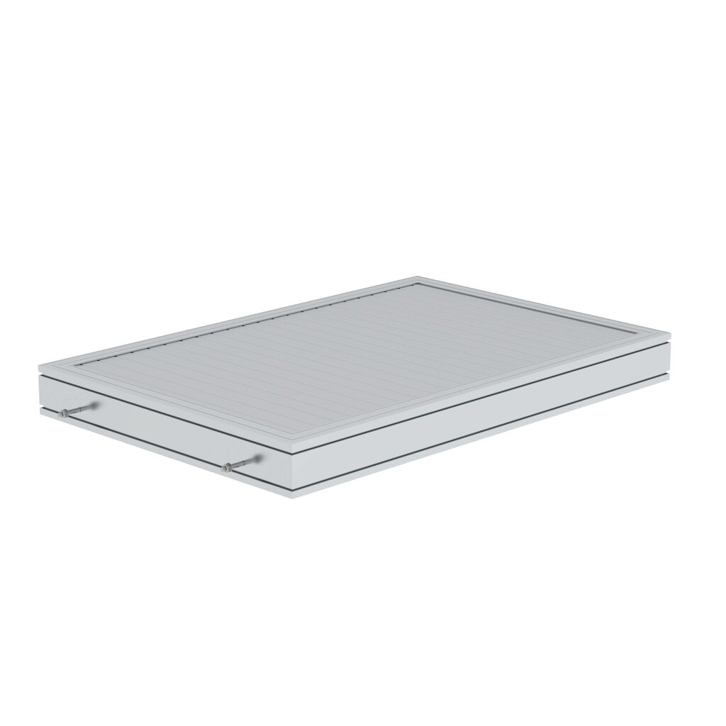 Munk Plattform Aluminium geriffelt Plattformlänge 1260 mm Produktabbildung: Munk Plattform Aluminium geriffelt Plattformlänge 1260 mm