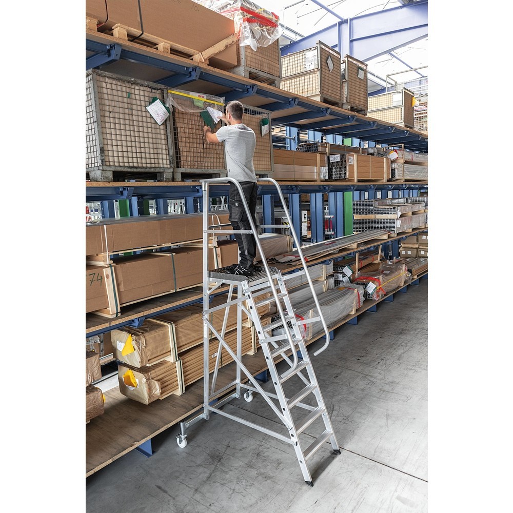 Produktabbildung Nr. 2: Munk Plattformleiter fahrbar 8 Stufen