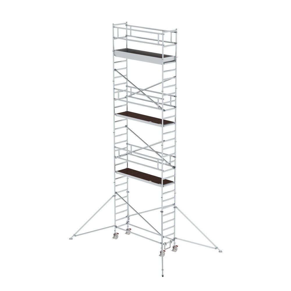 Produktabbildung: Munk Rollgerüst 0,75 x 2,45 m mit Ausleger Plattformhöhe 7,35 m