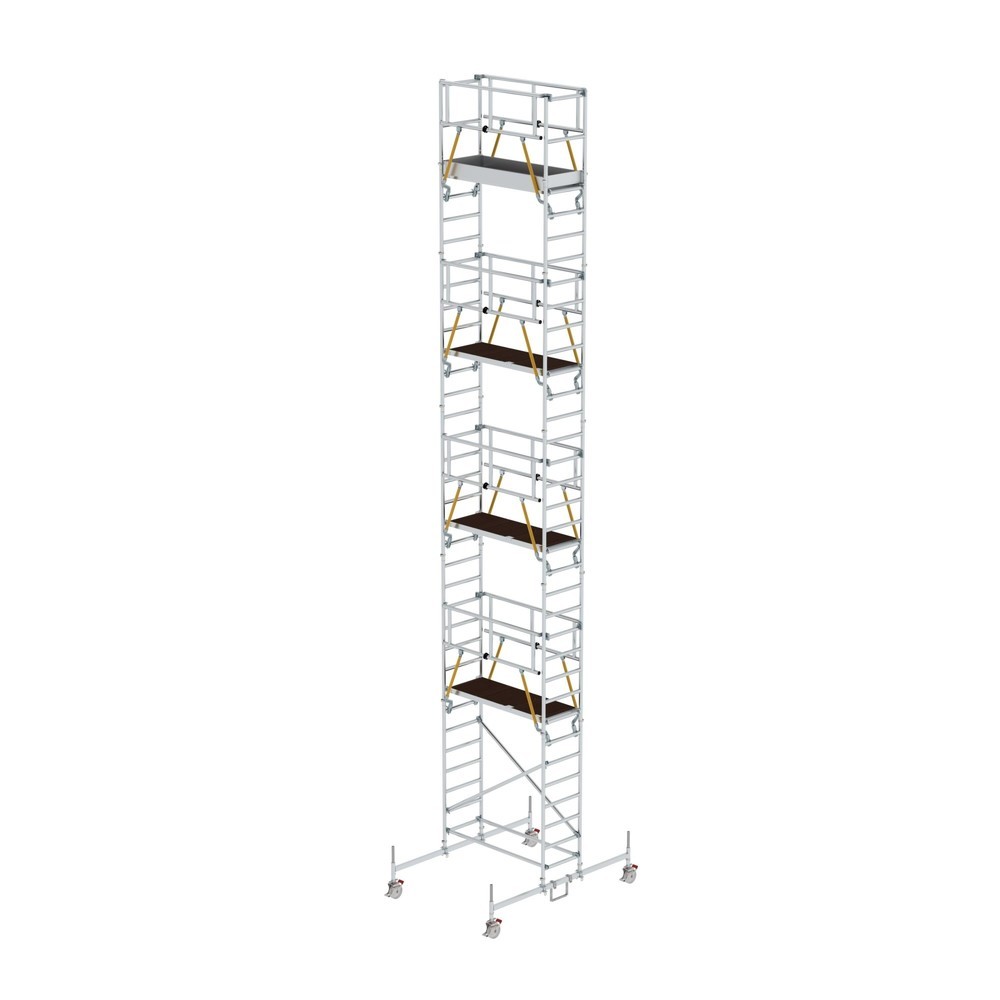 Produktabbildung: Munk Rollgerüst SG 0,75 x 1,80 m mit Fahrbalken Plattformhöhe 9,70 m