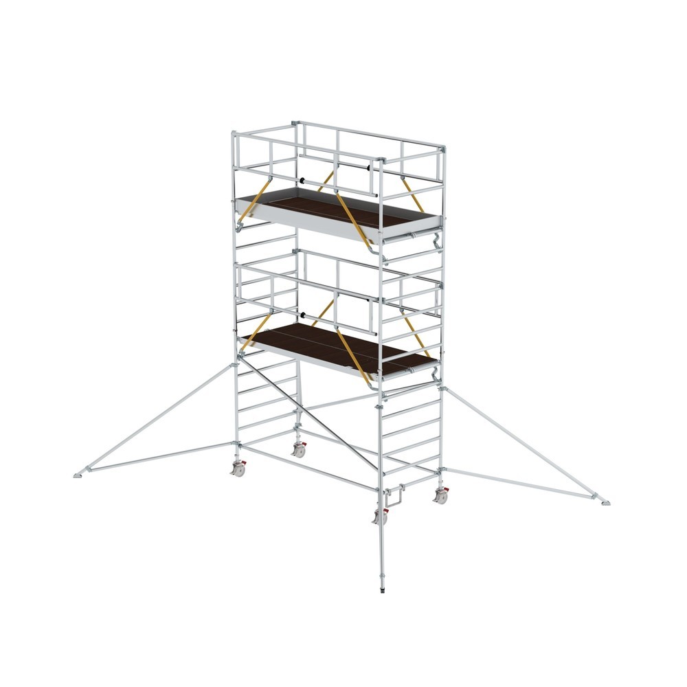 Produktabbildung: Munk Rollgerüst SG 1,35 x 3,0 m mit Ausleger & Doppel-Plattform Plattformhöhe 4,47 m