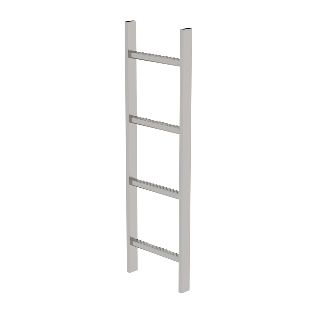 Munk Schachtleiter Edelstahl V4A 300mm Lichte Weite 4 Sprossen Produktabbildung: Munk Schachtleiter Edelstahl V4A 300mm Lichte Weite 4 Sprossen