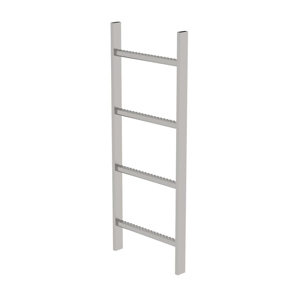Munk Schachtleiter Edelstahl V4A 400mm Lichte Weite 4 Sprossen Produktabbildung: Munk Schachtleiter Edelstahl V4A 400mm Lichte Weite 4 Sprossen