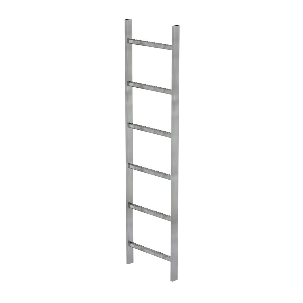 Produktabbildung Nr. 1: Munk Schachtleiter Stahl feuerverzinkt 400mm Lichte Weite 6 Sprossen