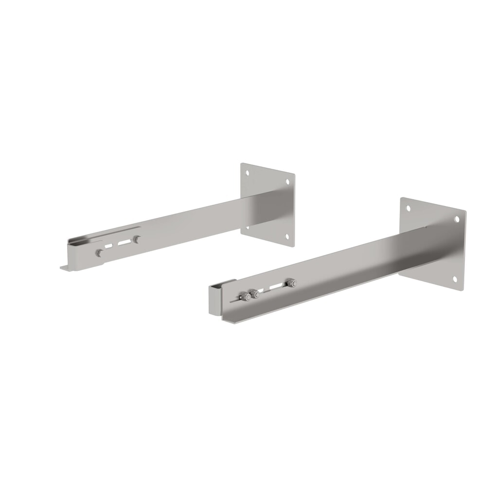 Produktabbildung: Munk Sonderwandhalter, starr 700-800mm, Edelstahl