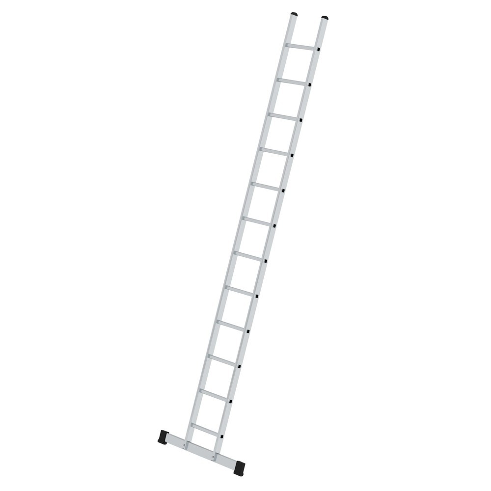 Produktabbildung: Munk Sprossen-Anlegeleiter 350 mm breit mit Standard-Traverse 12 Sprossen