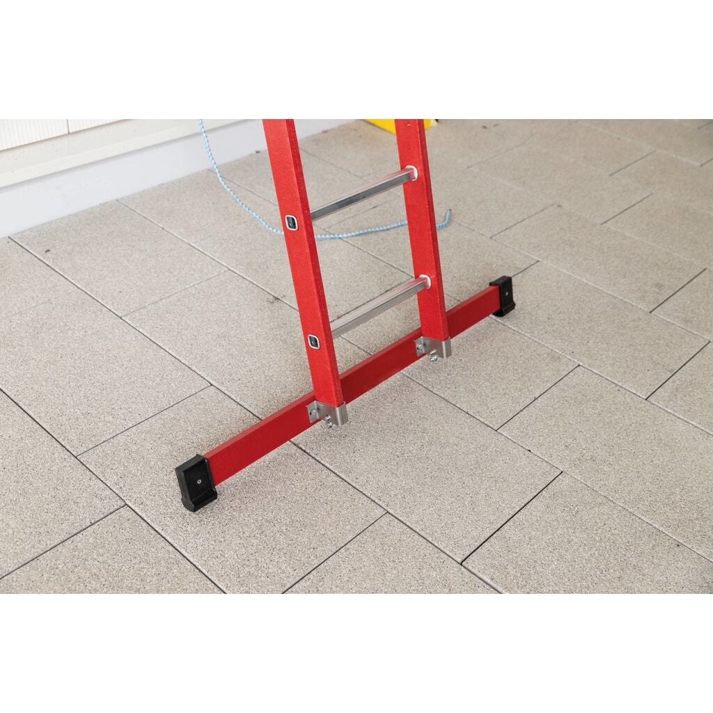 Produktabbildung Nr. 2: Munk Sprossen-Anlegeleiter GFK/Alu mit Traverse 12 Sprossen