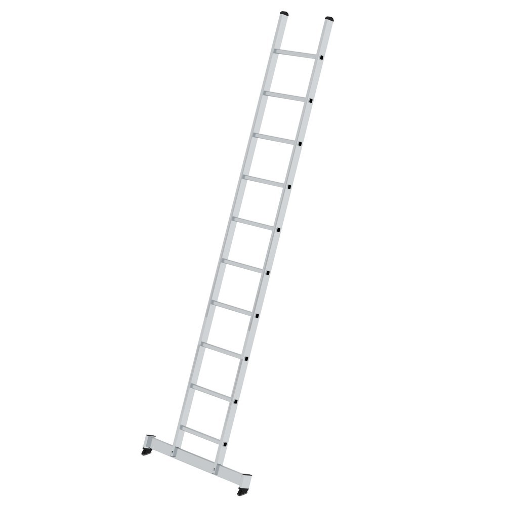 Produktabbildung: Munk Sprossen-Anlegeleiter mit nivello®-Traverse 10 Sprossen